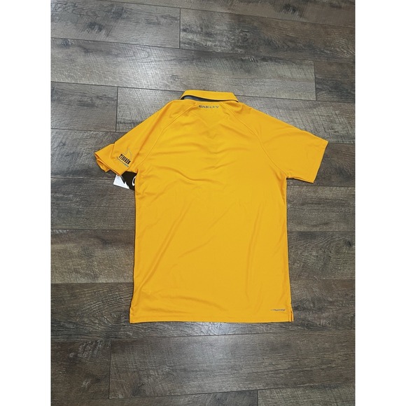 NWT Oakley Center Logo Embroidered Polo Shirt Yellow Small NEW W TAG - Picture 7 of 7